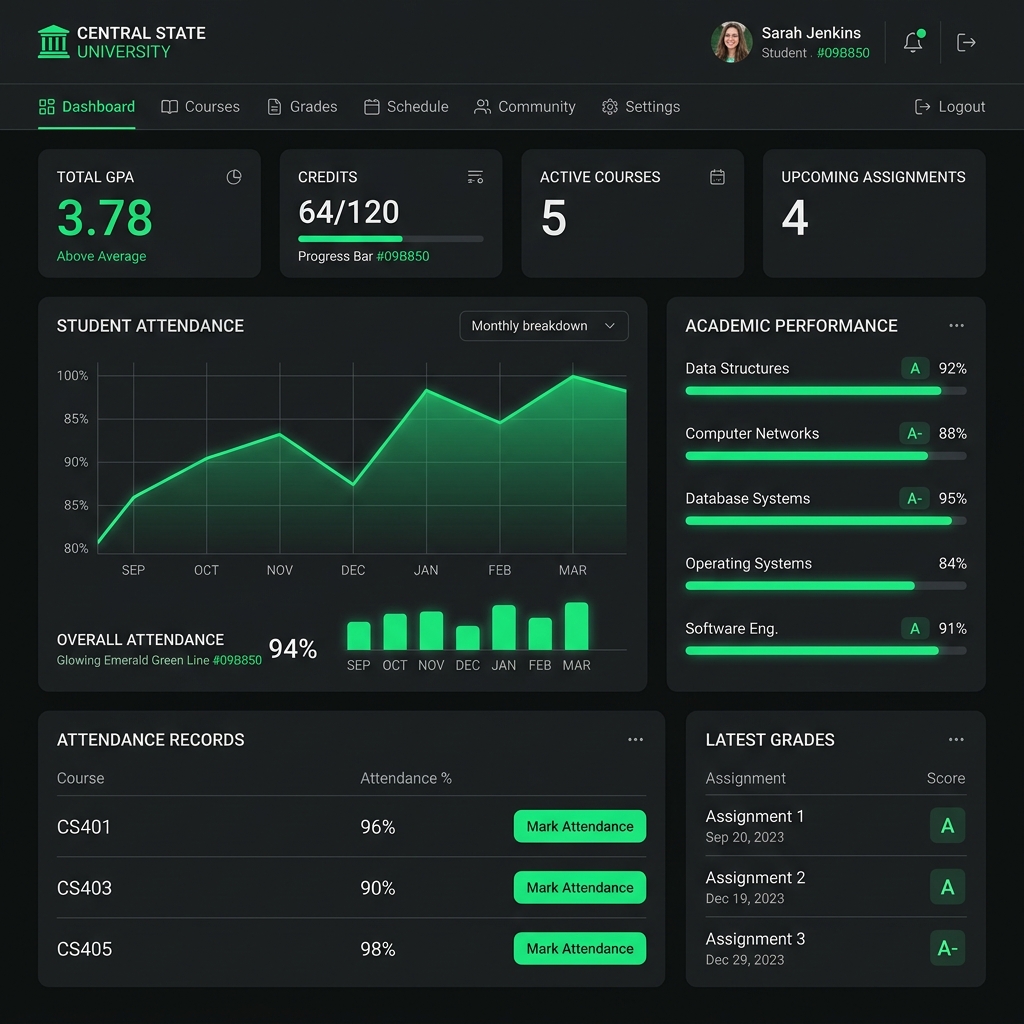 Awenue College ERP Platform Preview
